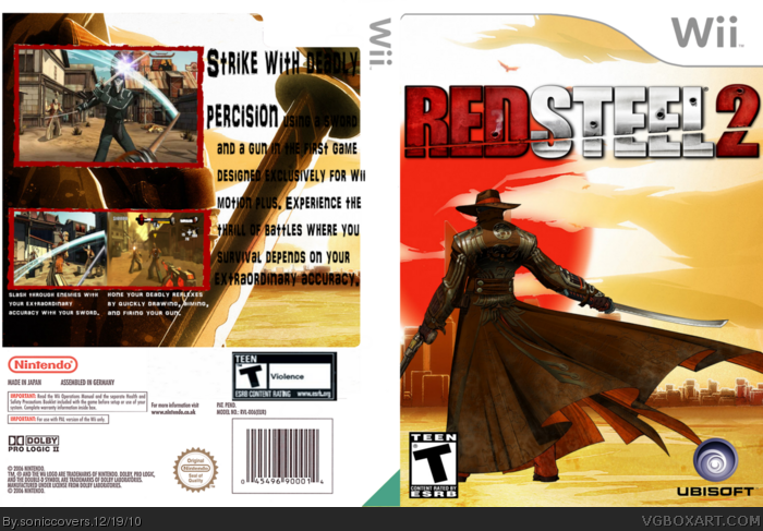 Red Steel 2 box art cover