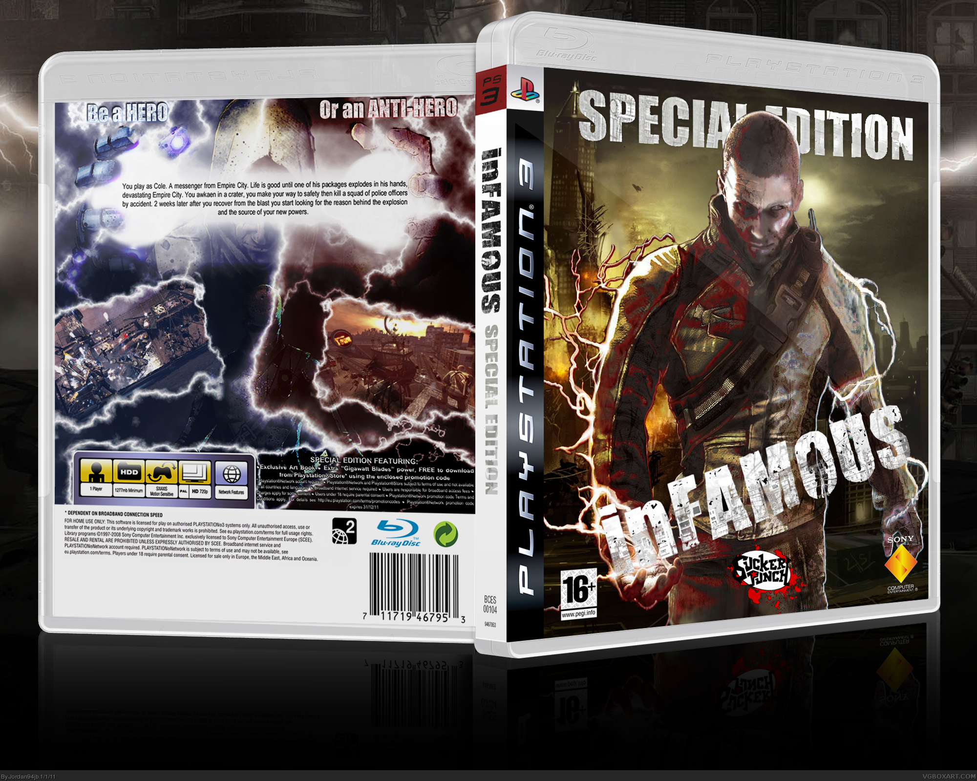 inFAMOUS: Special Edition box cover