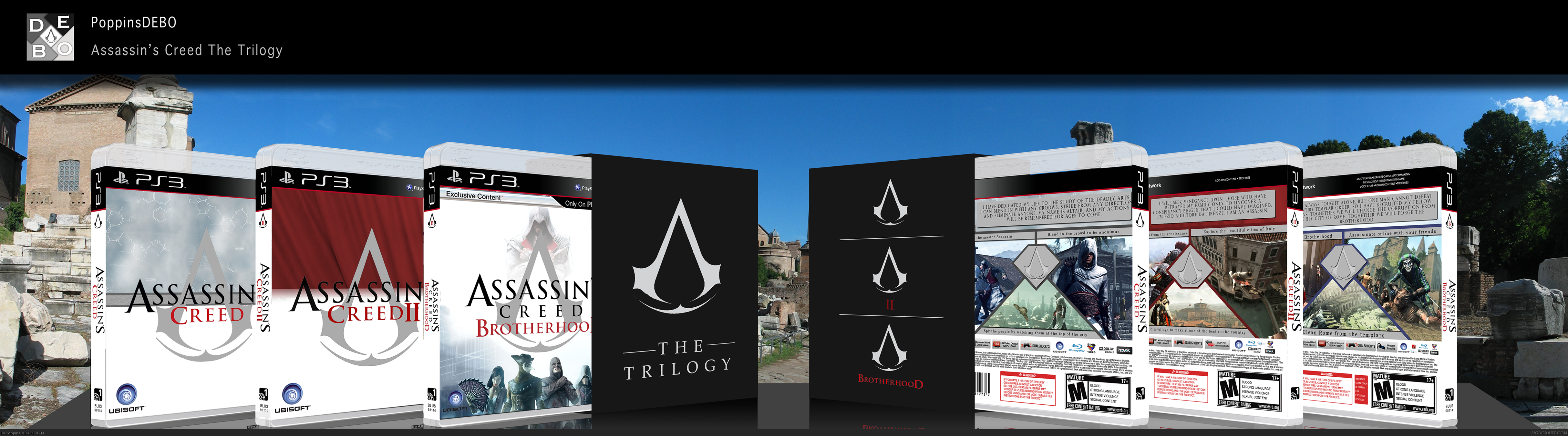 Assassins Creed: The Trilogy box cover