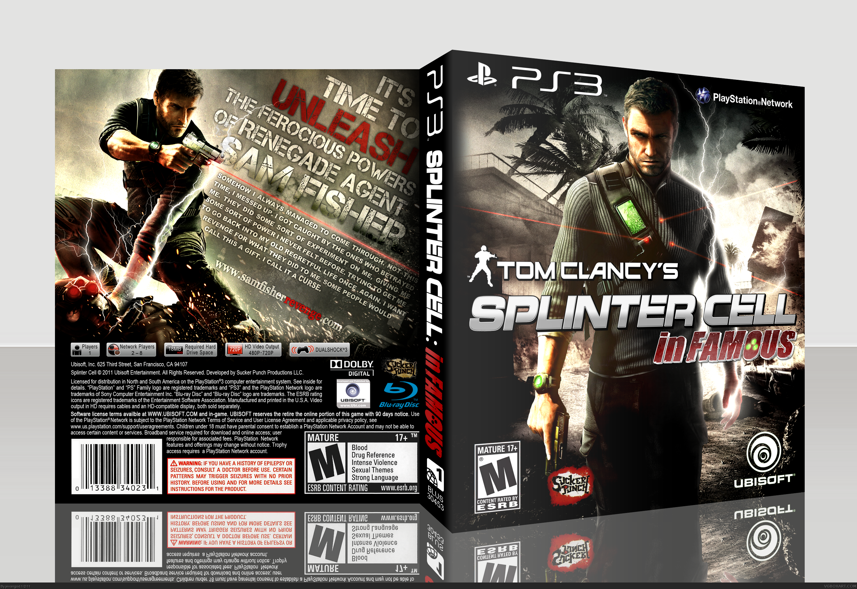 Splinter Cell: inFAMOUS box cover