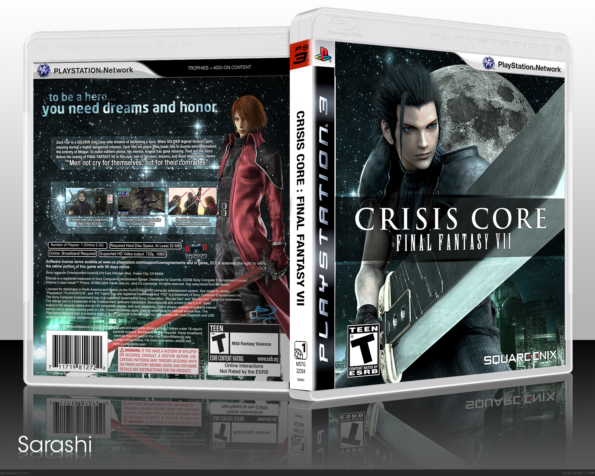 Crisis Core - Final Fantasy VII box cover