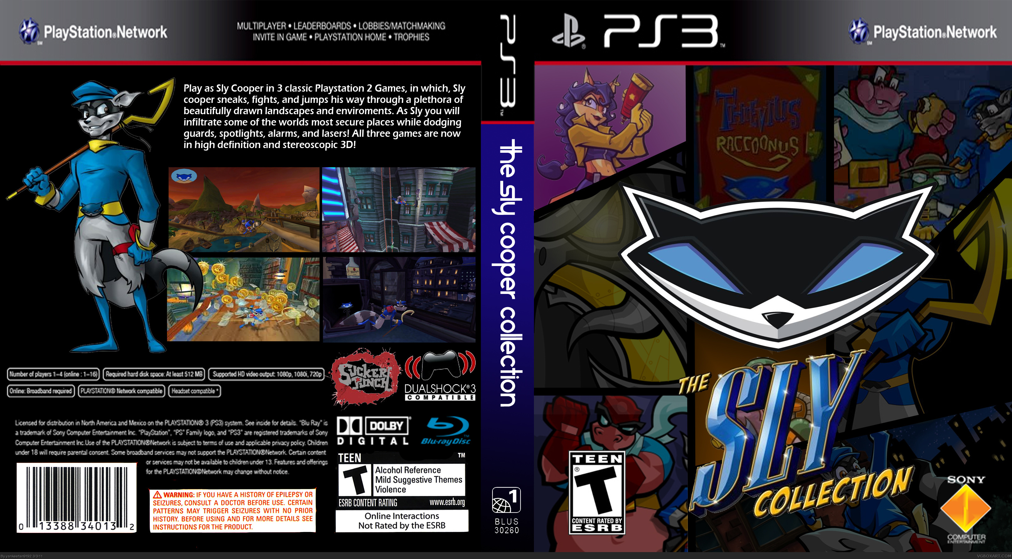 The Sly Cooper Collection box cover