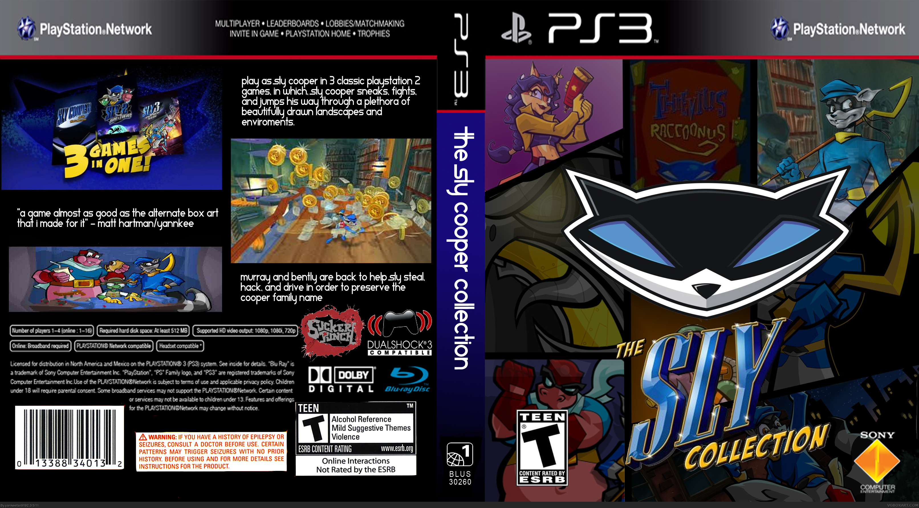 sly cooper trilogy ps3