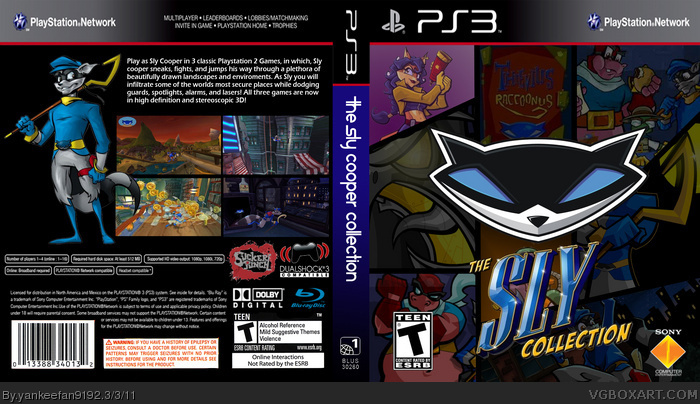 The Sly Cooper Collection box art cover