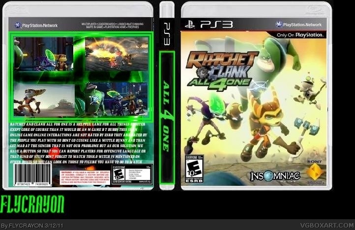 Ratchet and Clank: All 4 One box cover