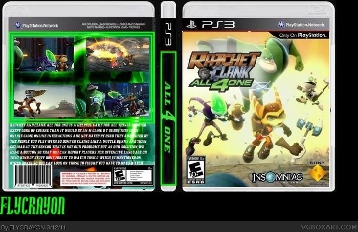 Ratchet and Clank: All 4 One box art cover