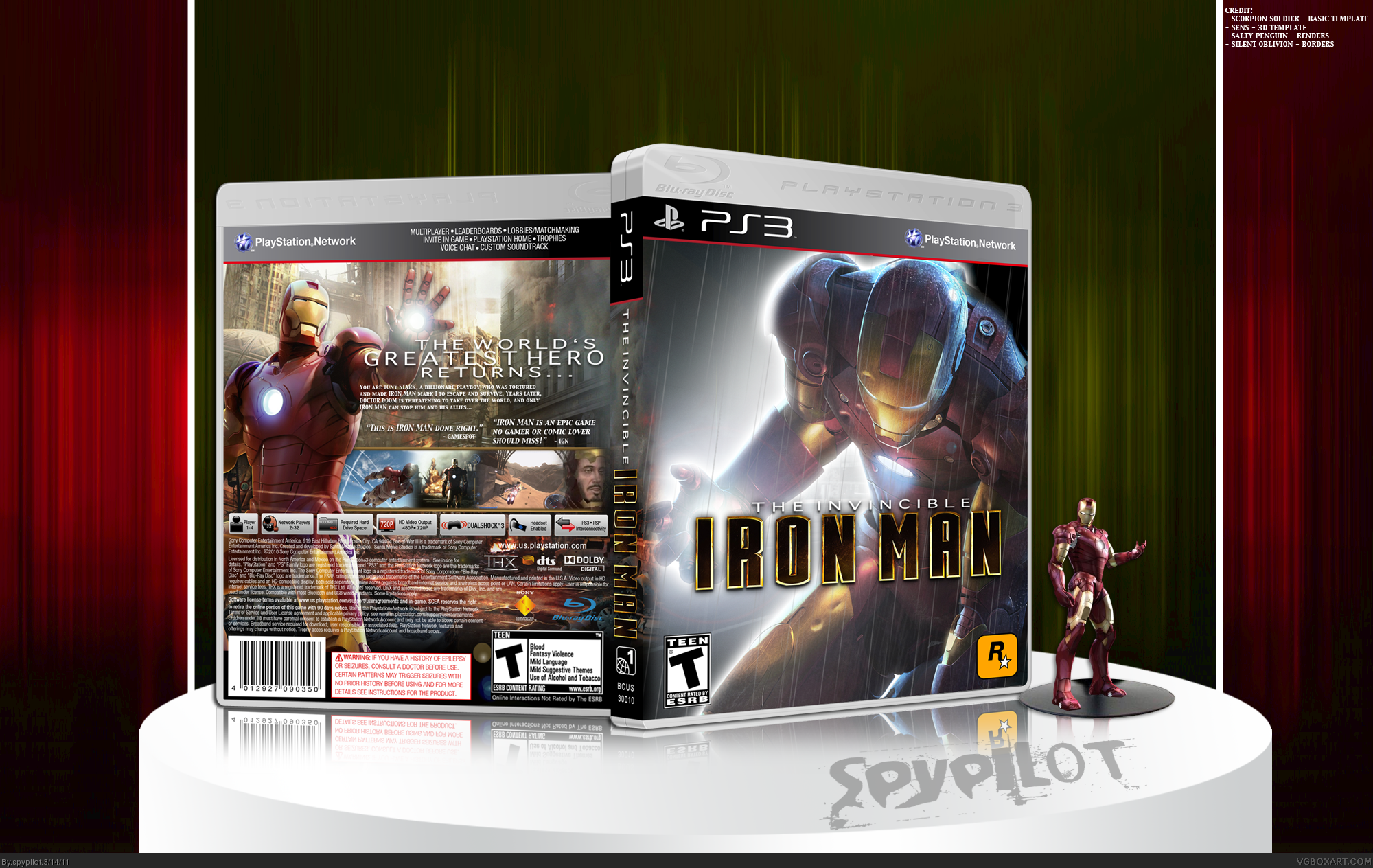 The Invincible Iron Man box cover