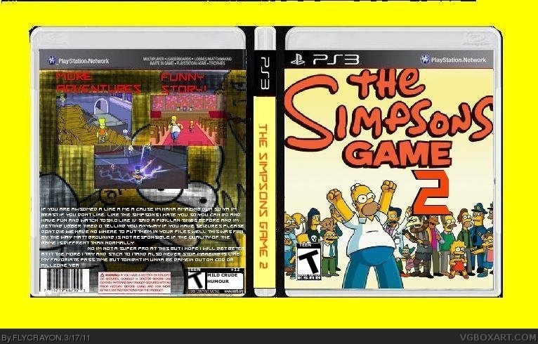 The Simpsons Game 2 box cover