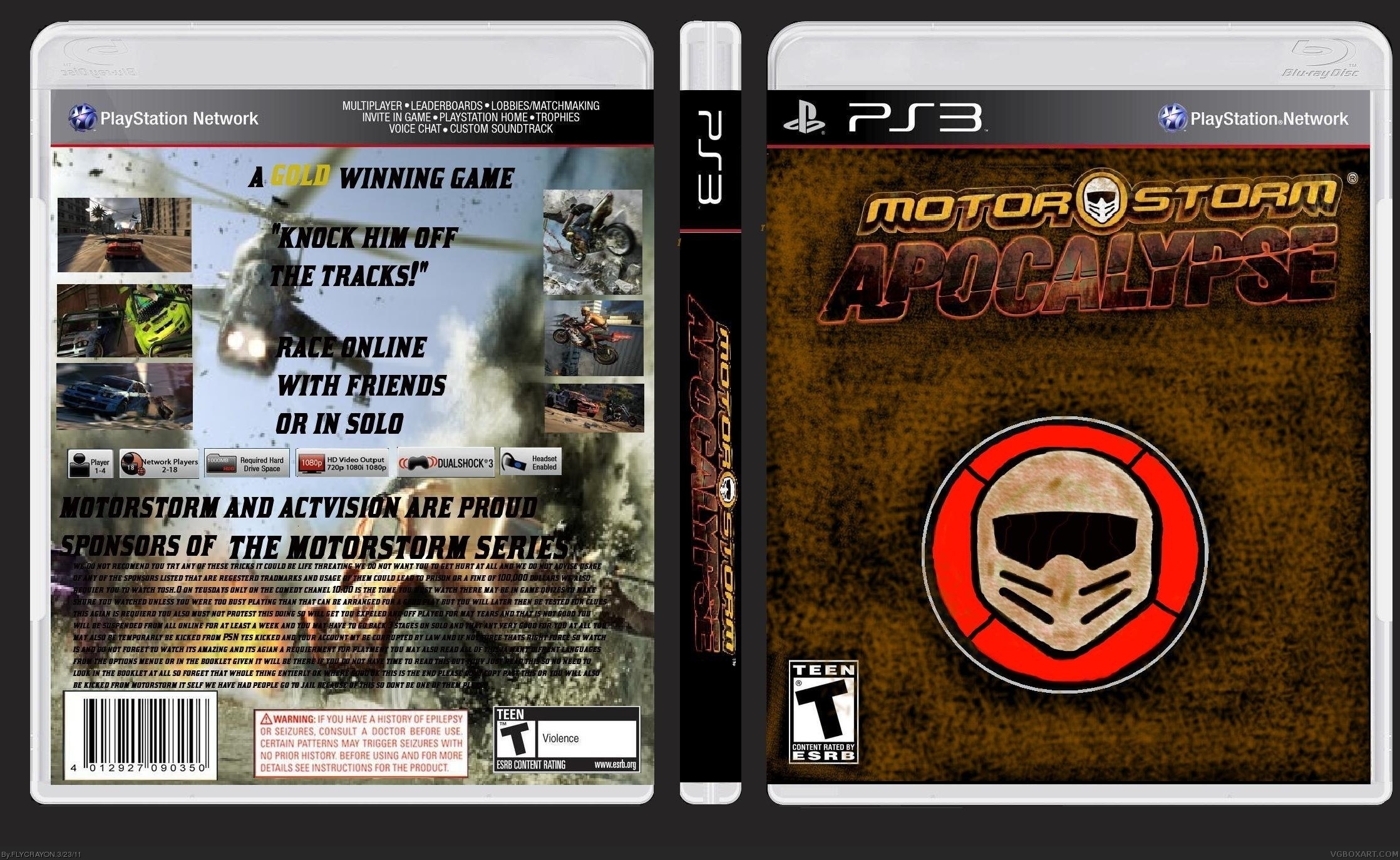 Motorstorm 3: Apocalypse box cover