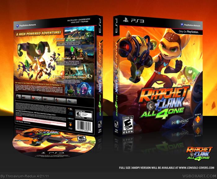 Ratchet & Clank: All 4 One box art cover