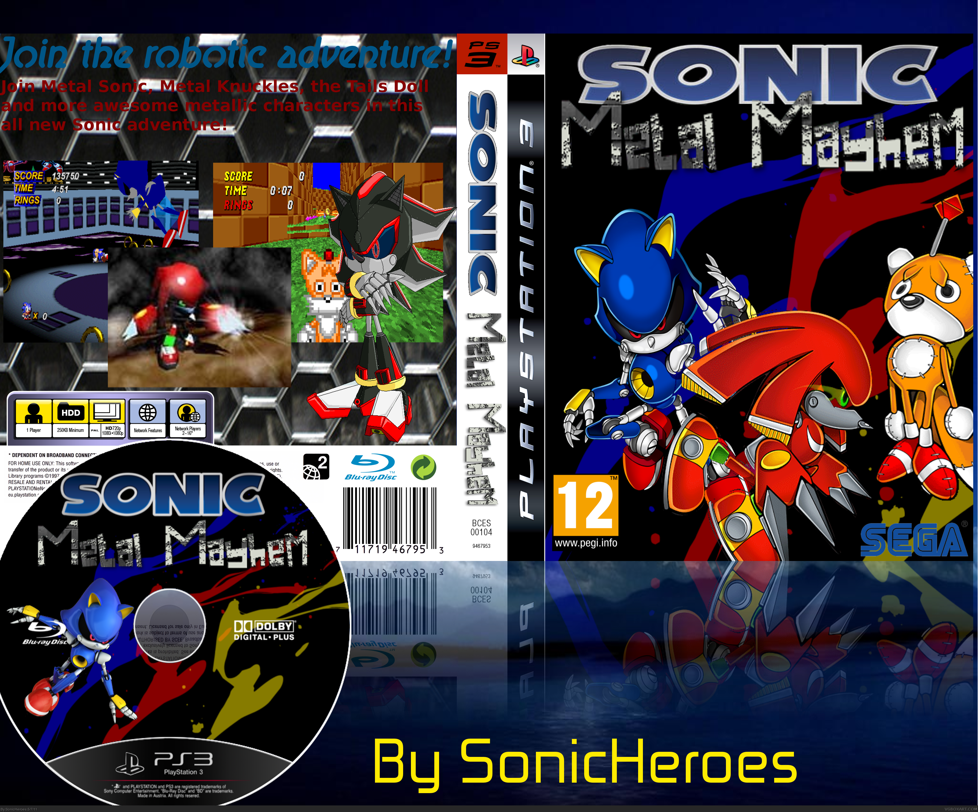 Sonic: Metal Mayhem box cover
