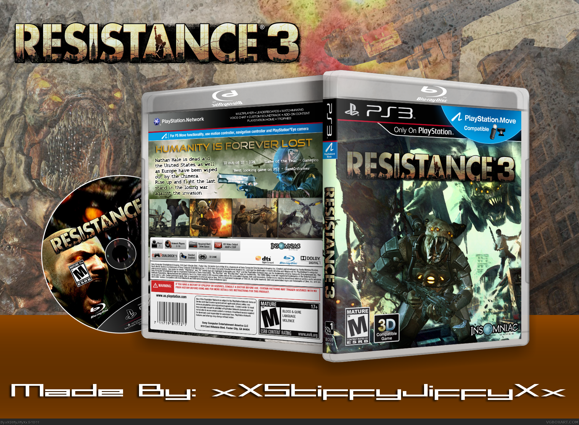 Resistance 3 box cover