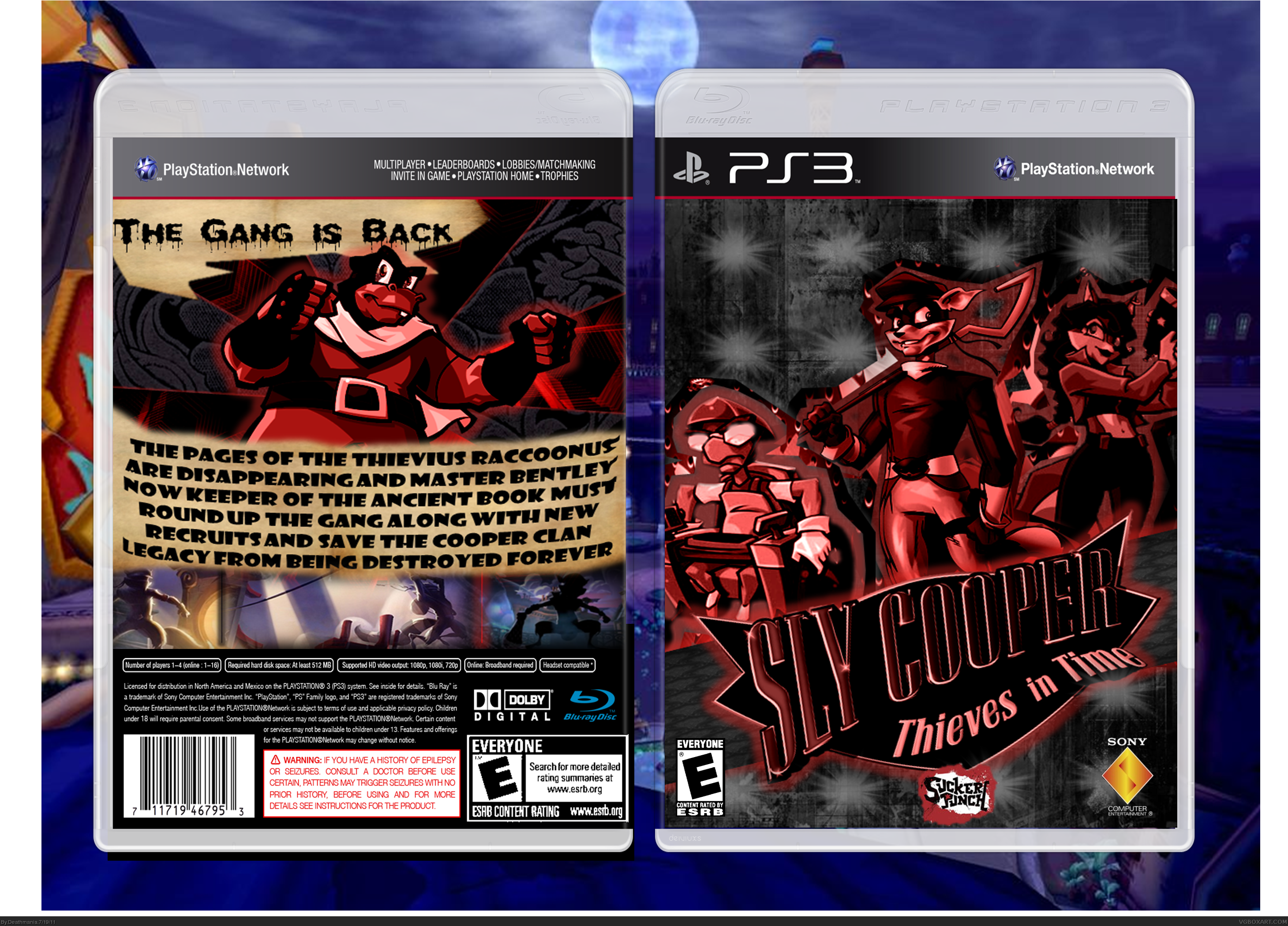 Sly Cooper: Thieves in Time box cover