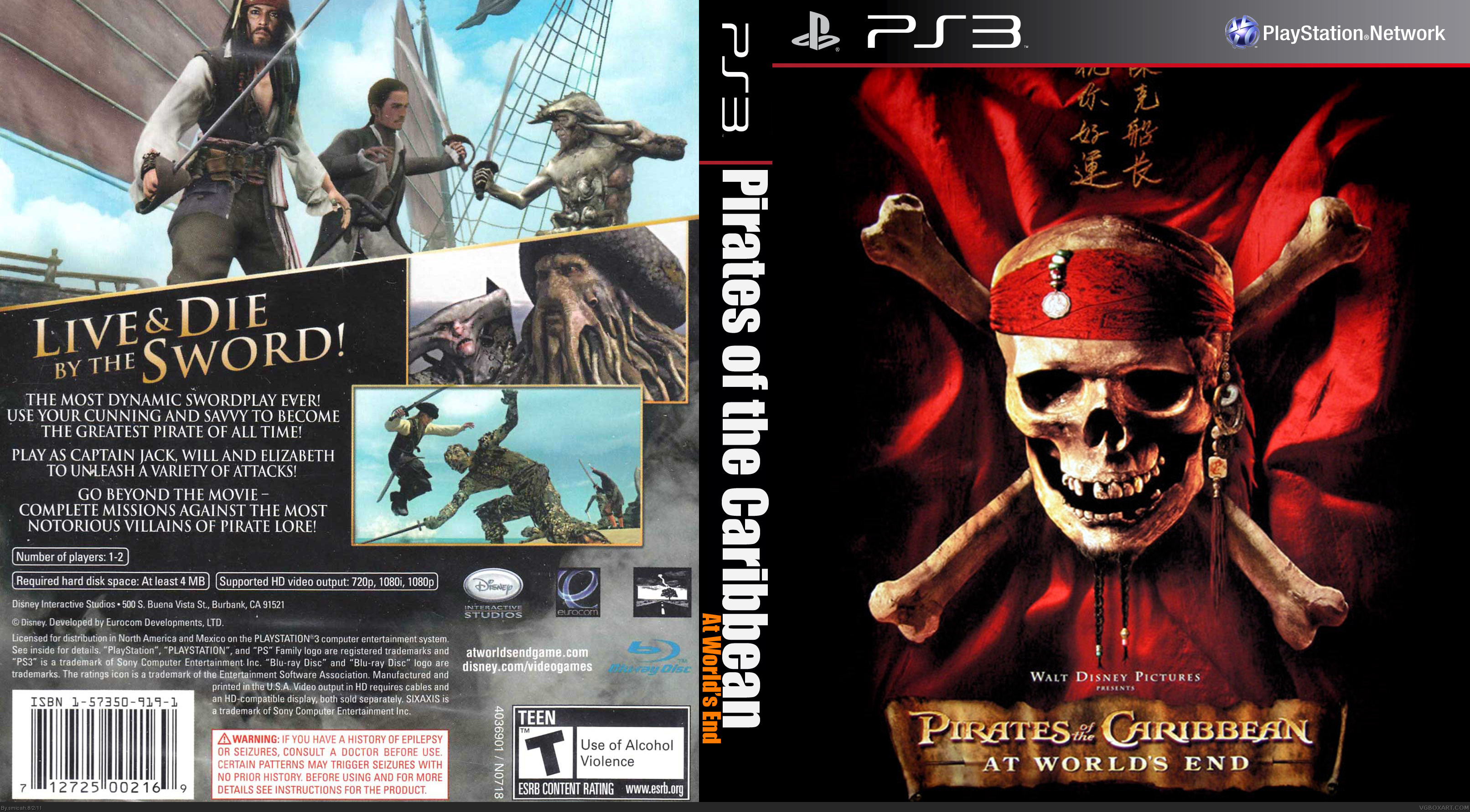 Pirates Of the Caribbean: At the World's End box cover