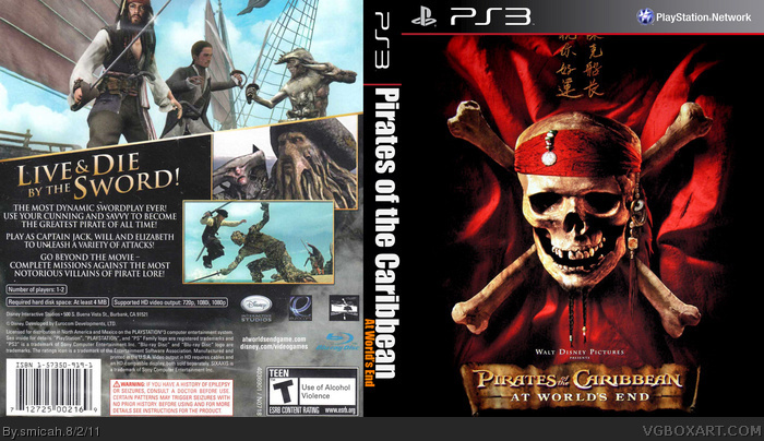 Pirates Of the Caribbean: At the World's End box art cover