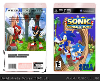 Sonic Generations box art cover