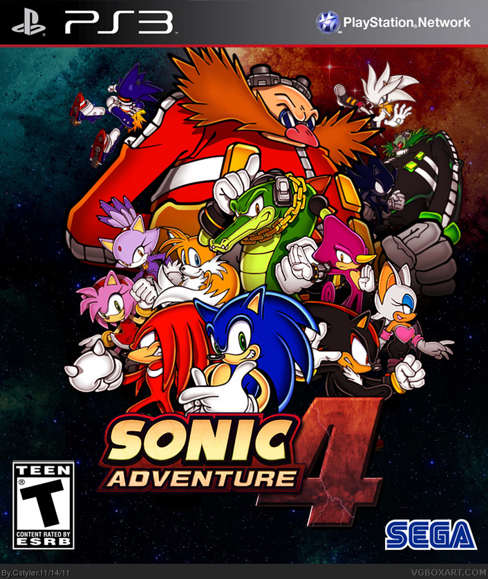 Sonic Adventure 4 box cover
