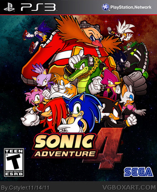 Sonic Adventure 4 box art cover