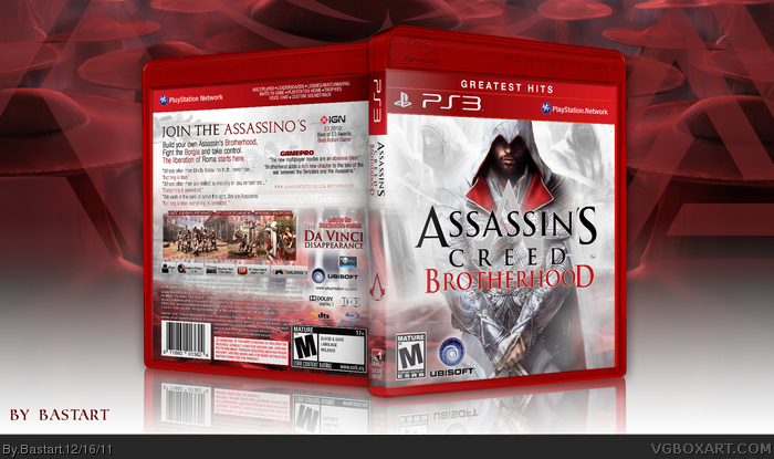 Assassin's Creed; Brotherhood (Greatest Hits) box art cover