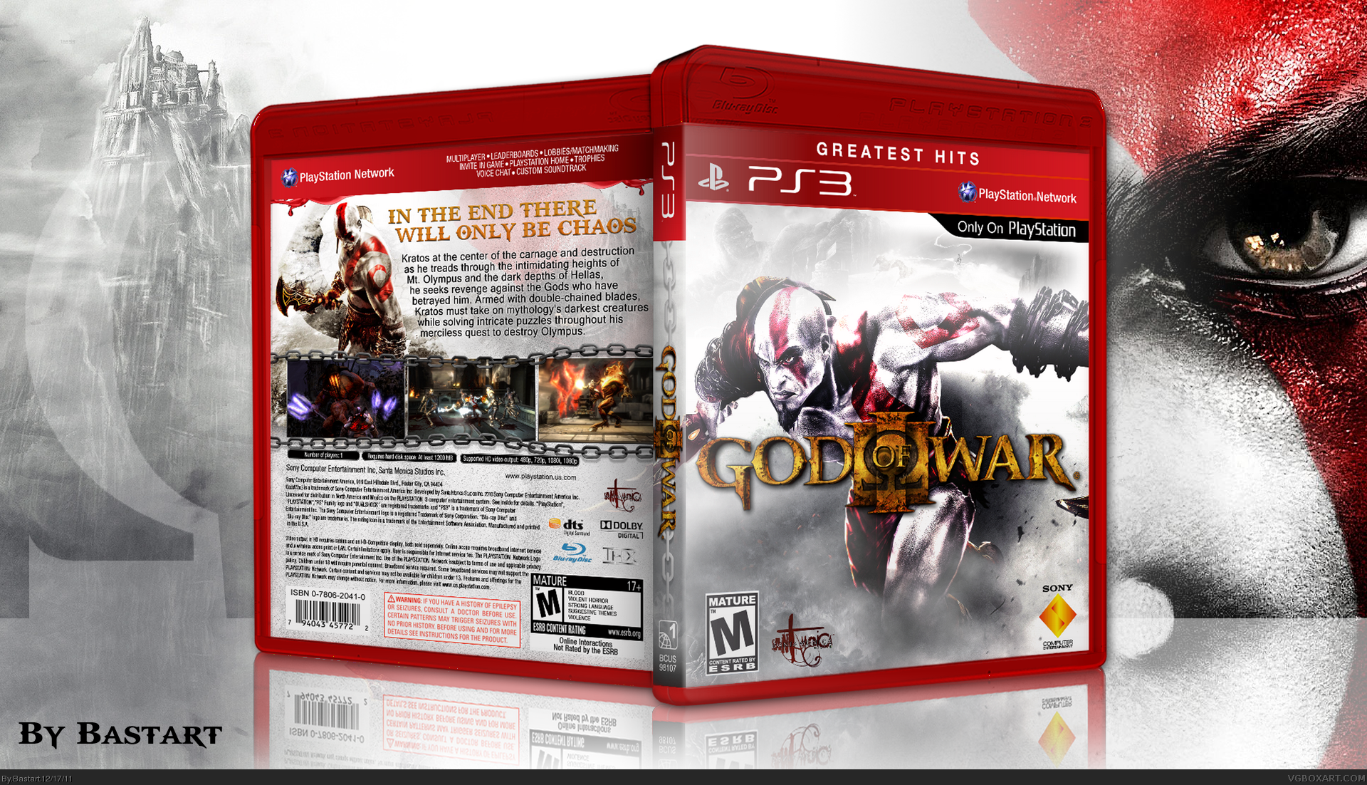 God Of War 3 (Greatest Hits) box cover
