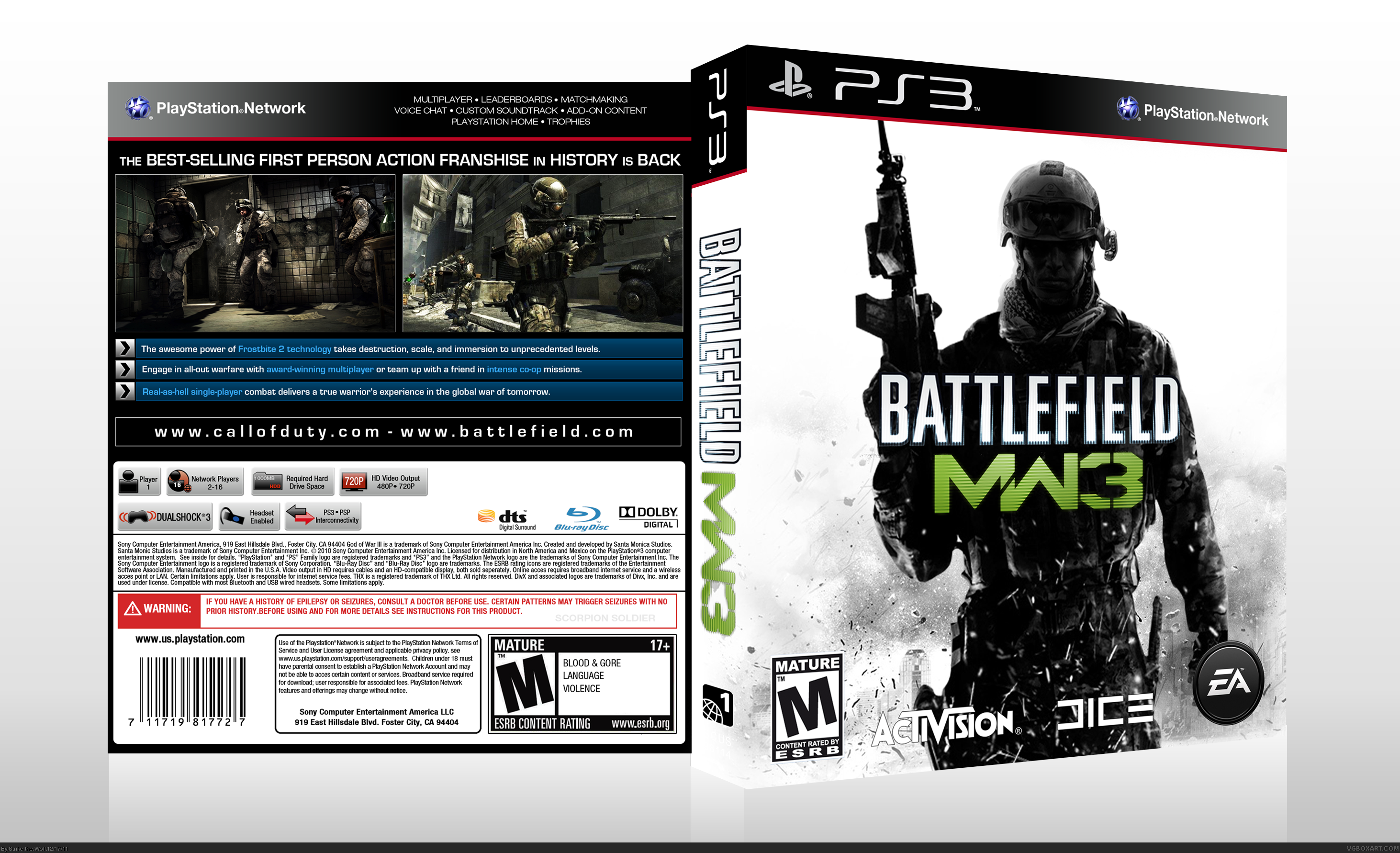Battlefield: Modern Warfare 3 box cover