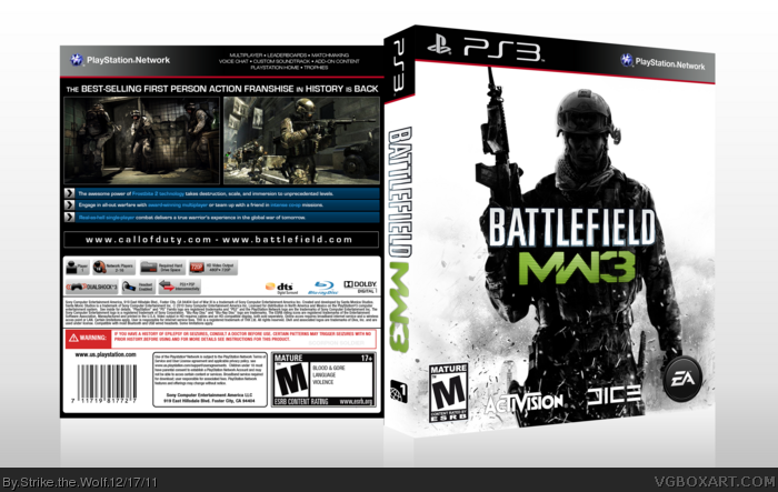 Battlefield: Modern Warfare 3 box art cover