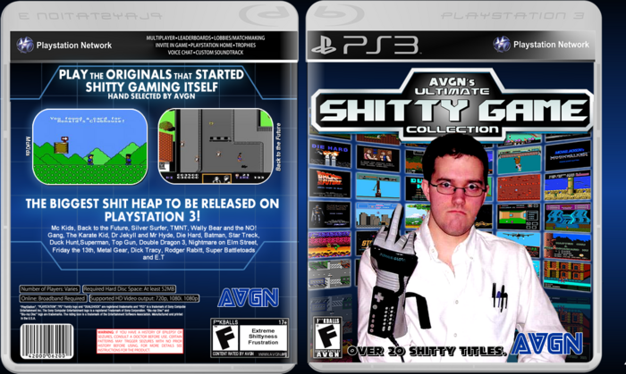 AVGN's Ultimate Shitty Game Collection box art cover
