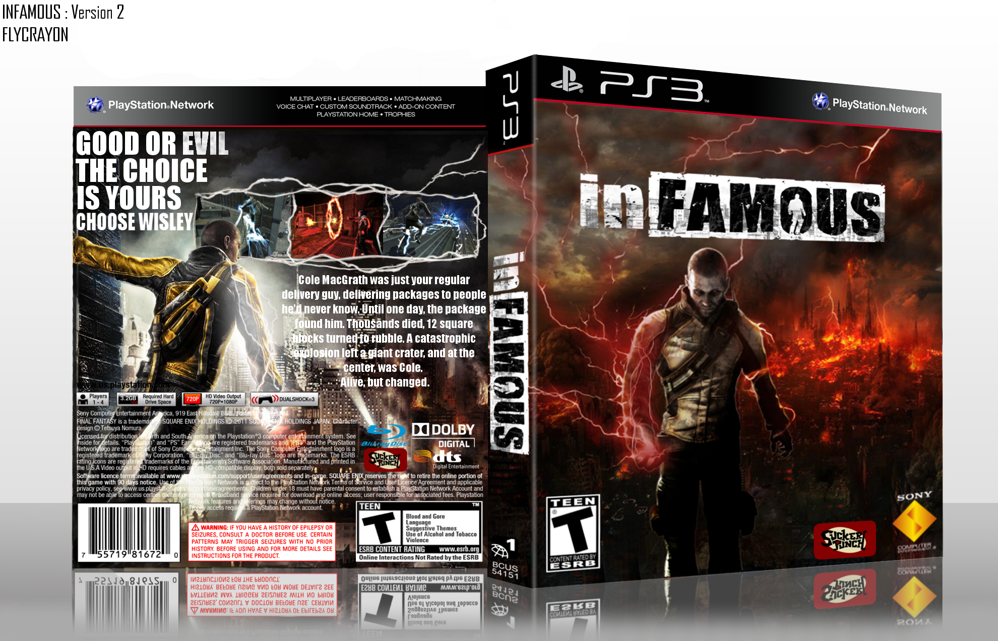 InFamous box cover