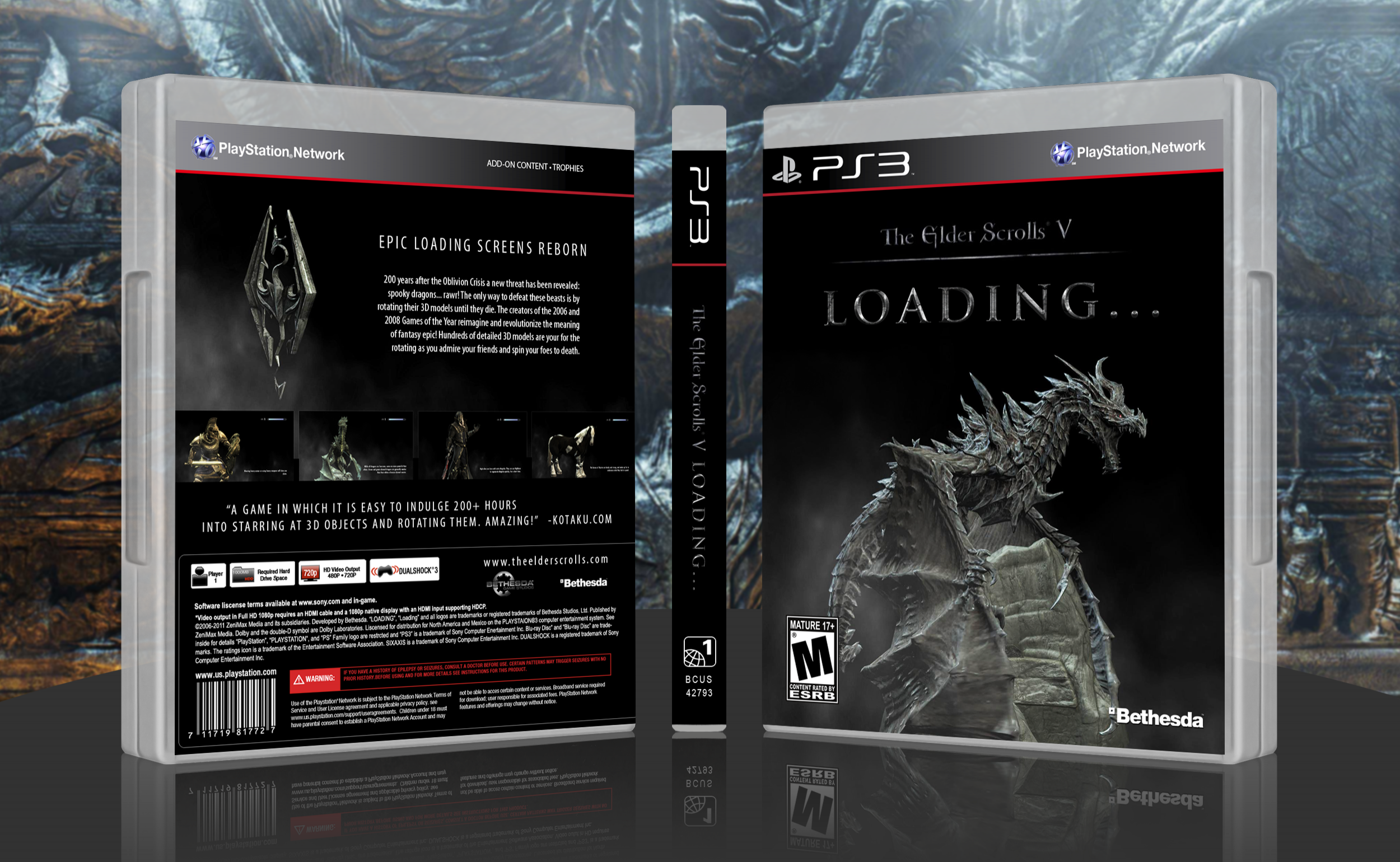 The Elder Scrolls V: Loading... box cover