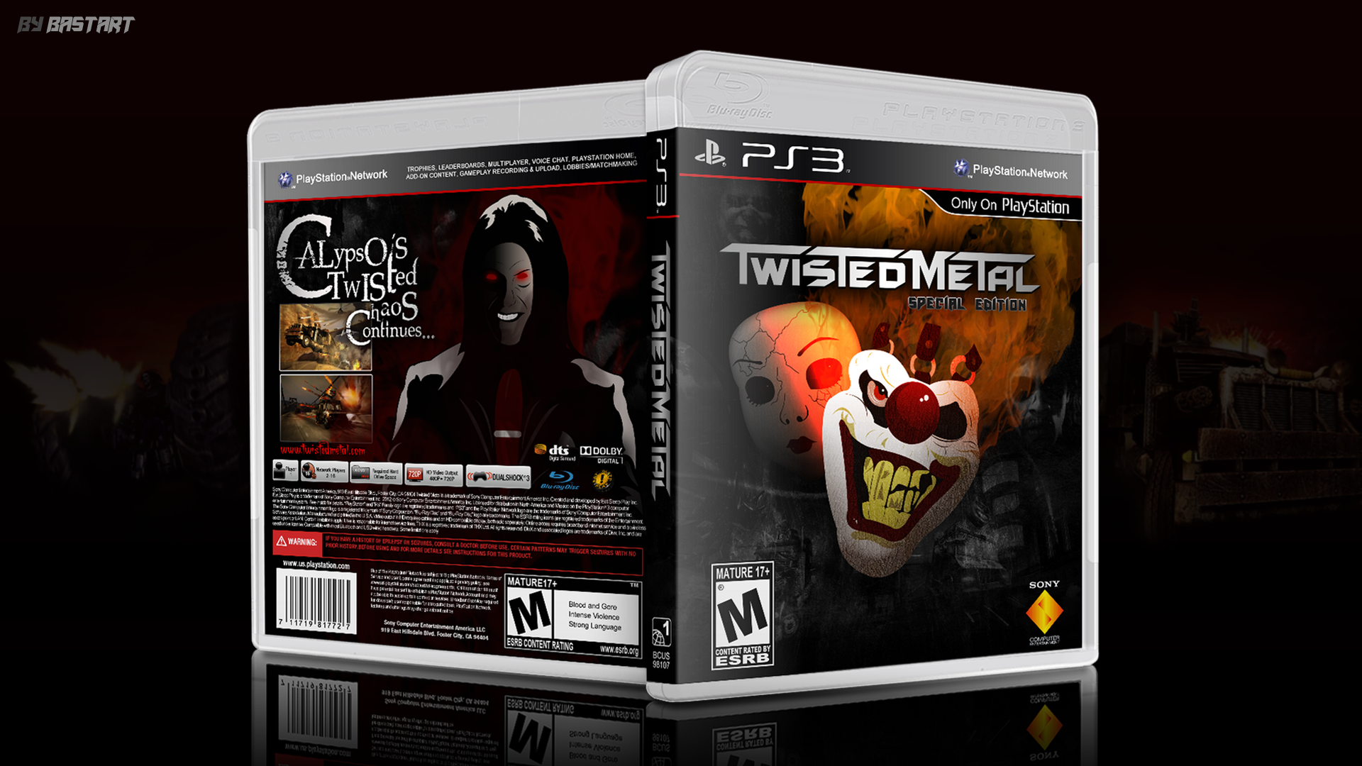 Twisted Metal (special edition) box cover