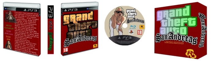 Grand Theft Auto San Andreas box art cover