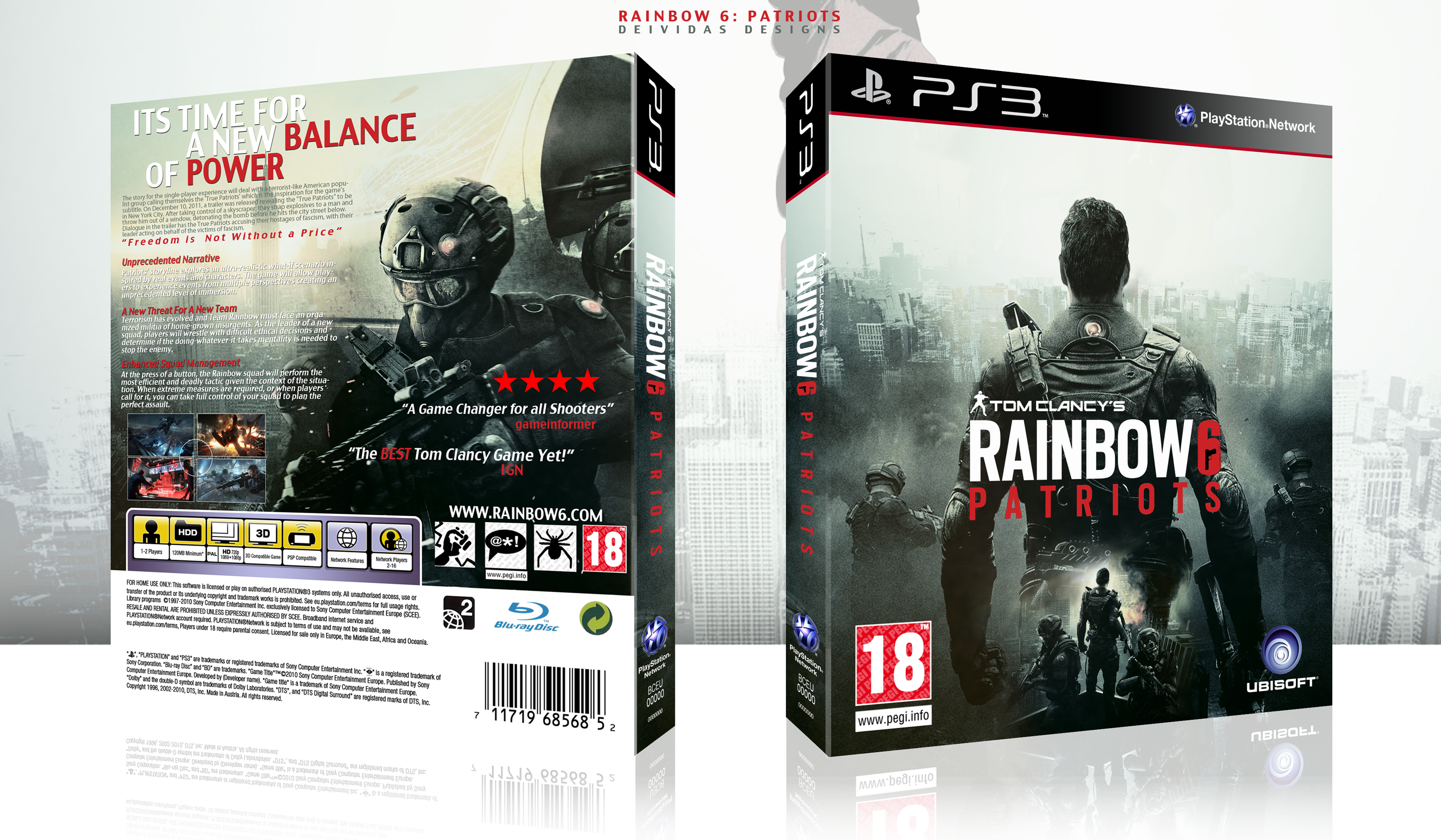 Rainbow 6 Patriots box cover
