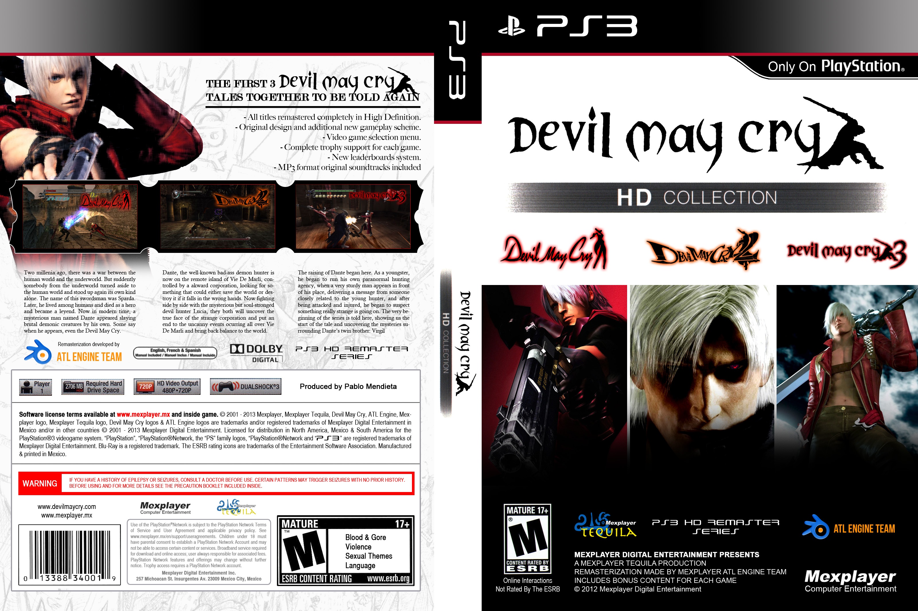 Devil May Cry HD Collection box cover