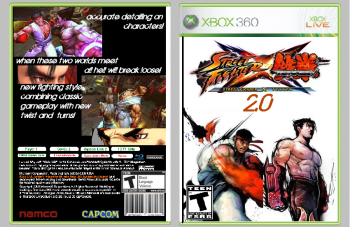 Street Fighter x Tekken box art cover