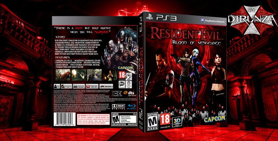 Resident Evil: Blood Of Vengeance box cover