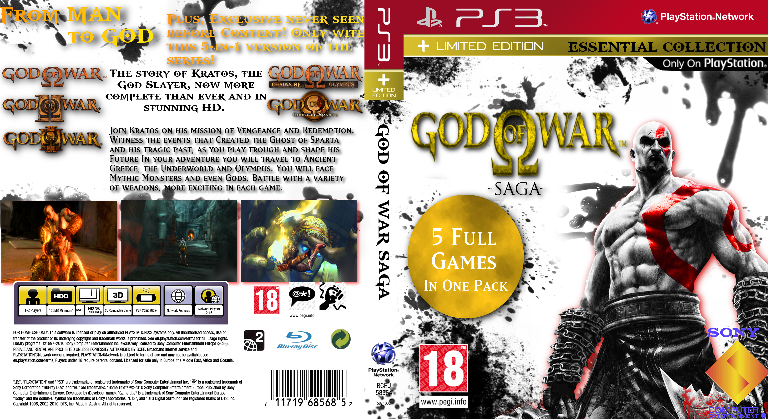 God of War Saga box cover