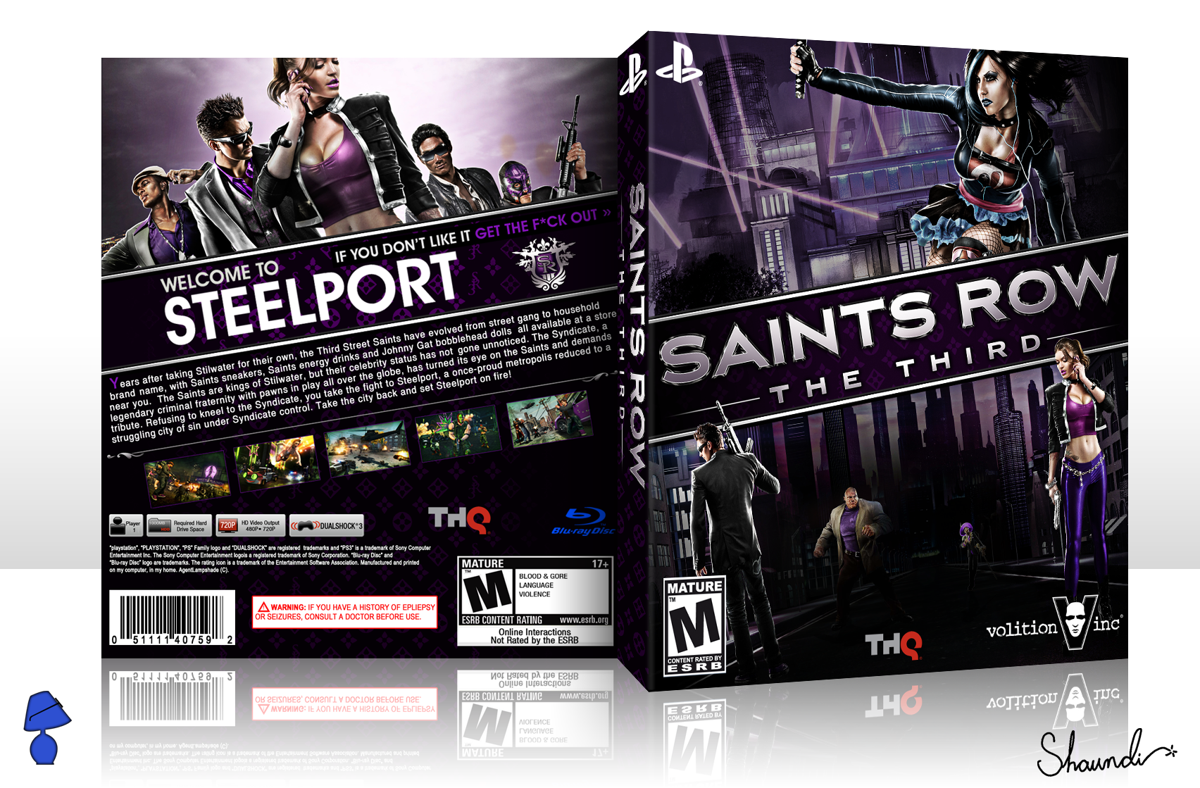 Saints Row: The Third box cover