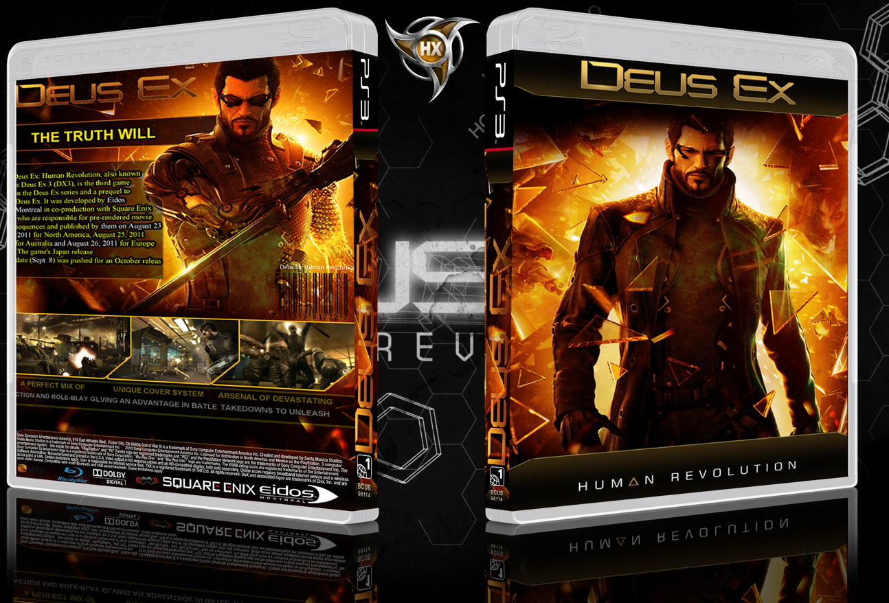 Deus Ex: Human Revolution box cover