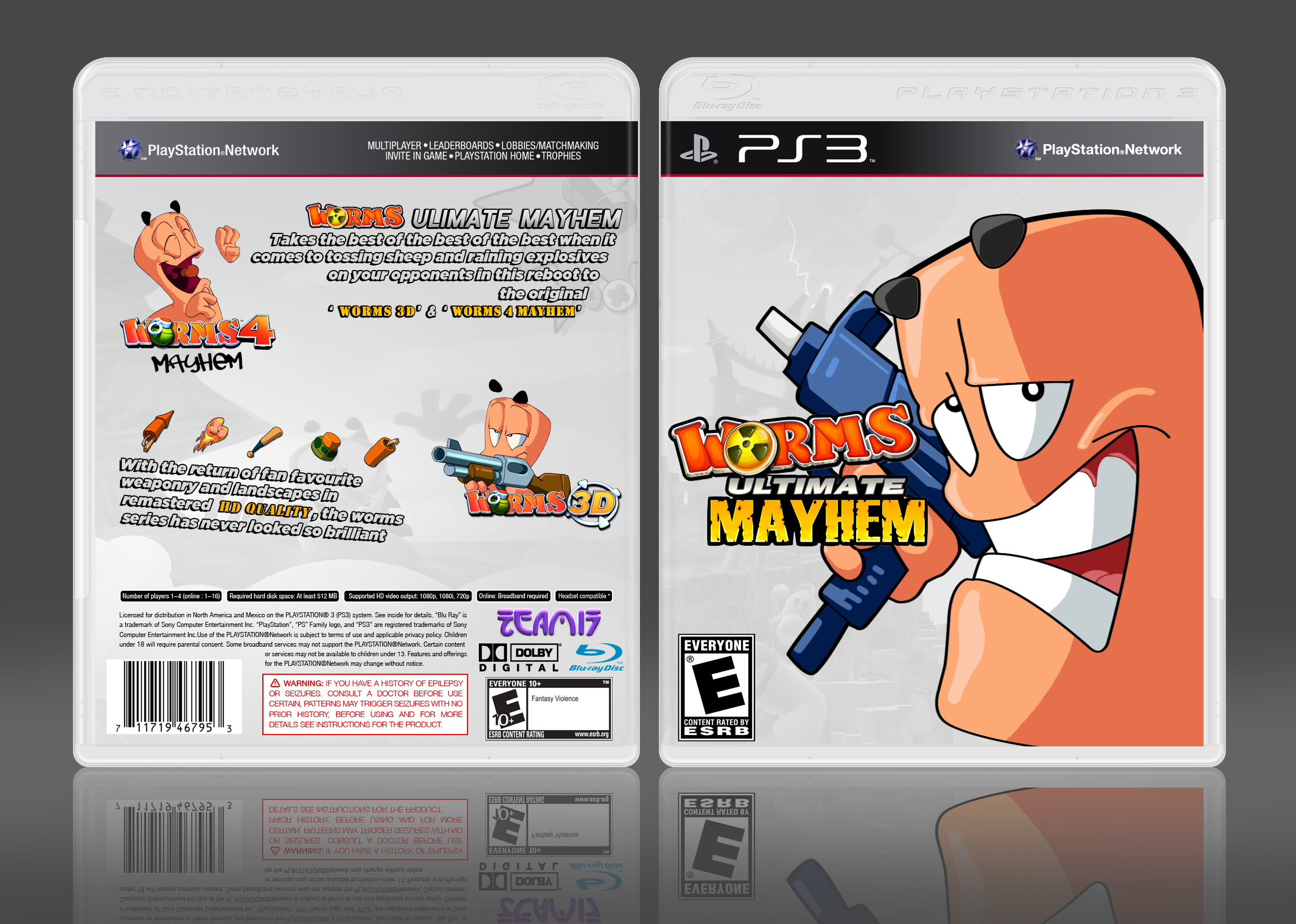 Worms Ultimate Mayhem box cover
