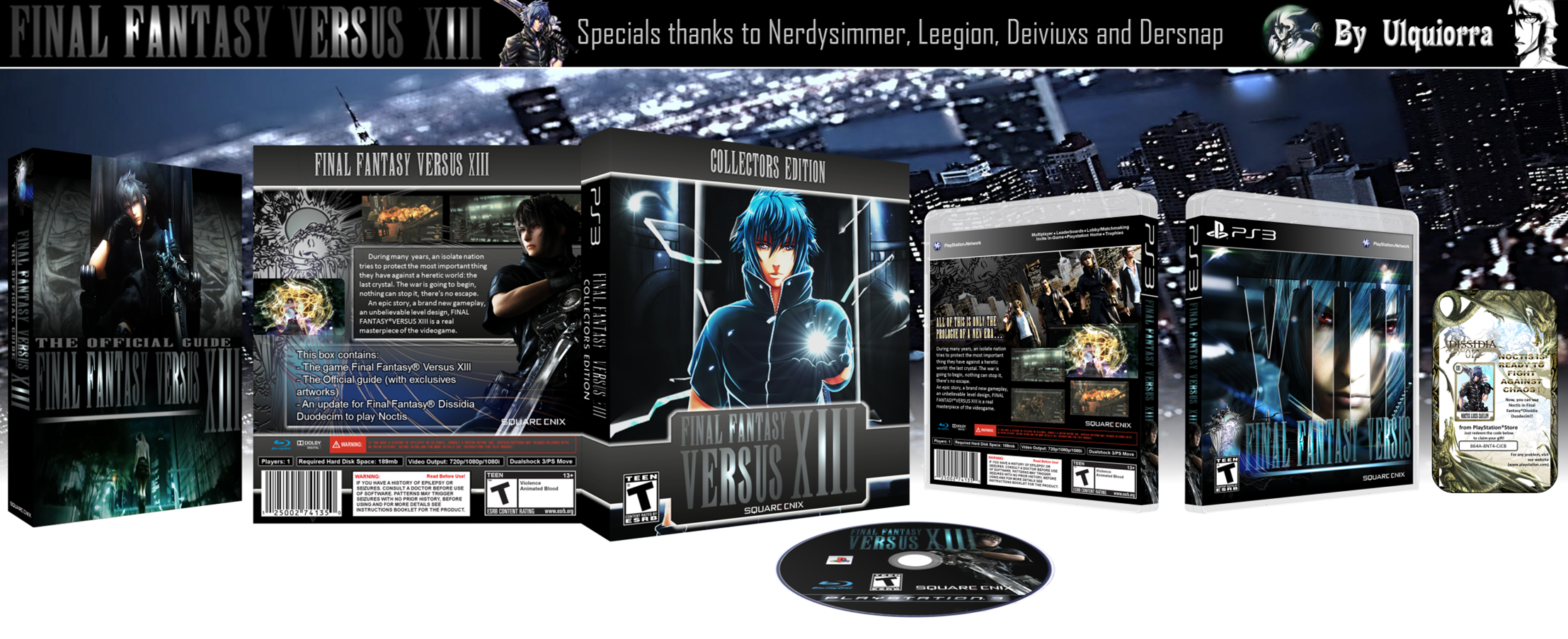 Final Fantasy Versus XIII collectors edition box cover