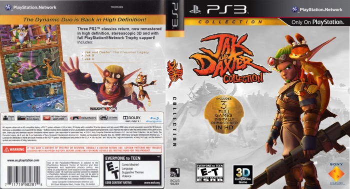Jak and Daxter Collection box art cover
