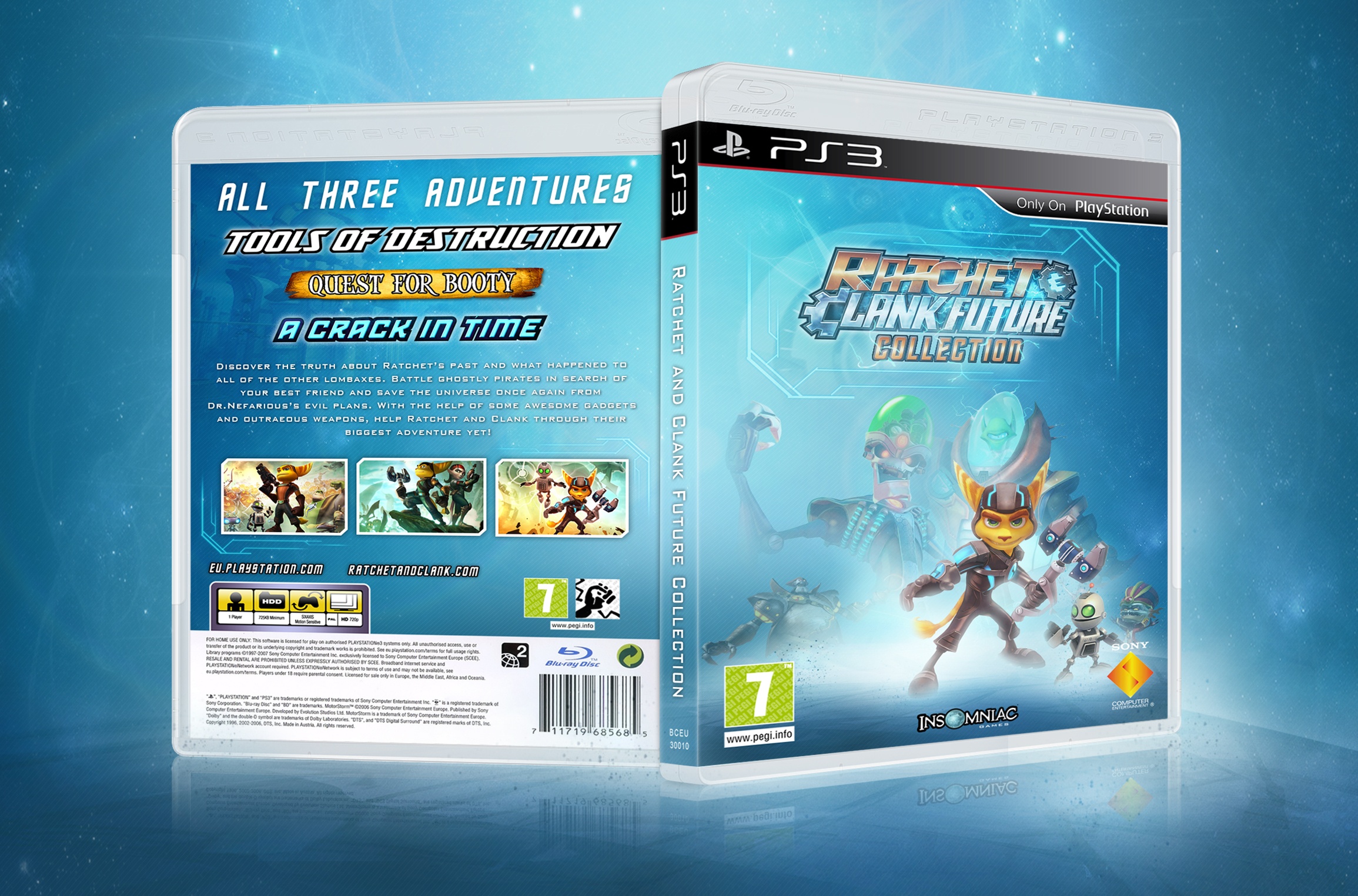 Ratchet and Clank Future Collection box cover