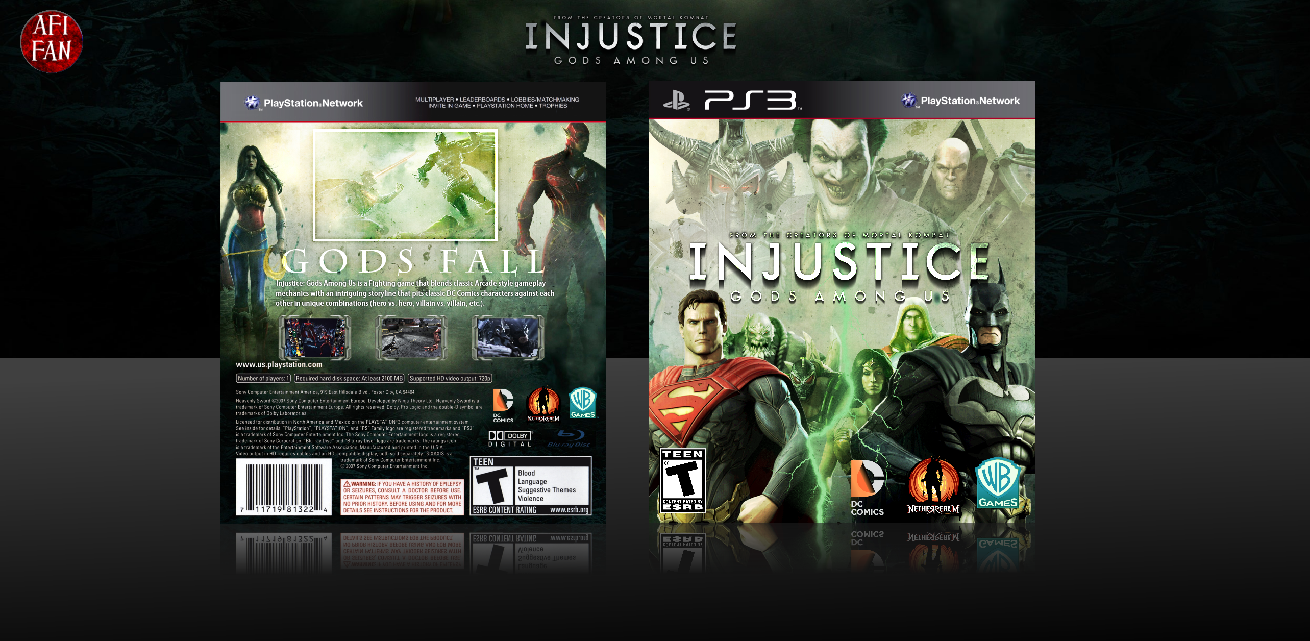 Injustice: Gods Among Us box cover