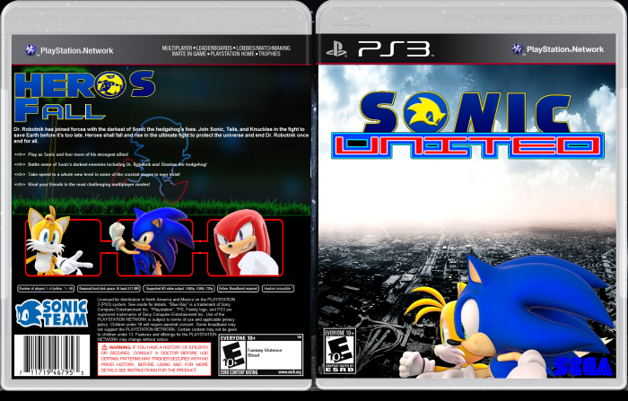 Sonic United box art cover