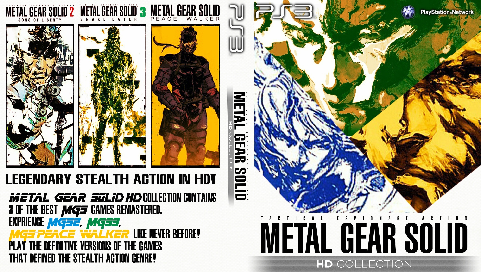 Metal Gear Solid HD Collection box cover