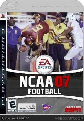 NCAA 07 Football box cover