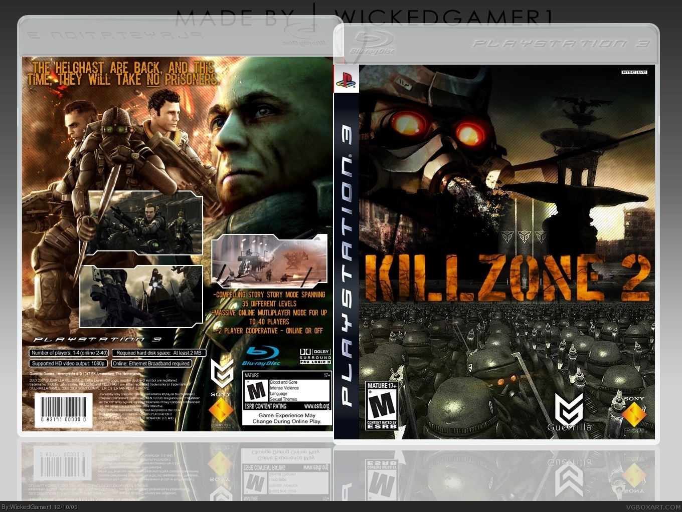 Killzone 2 box cover