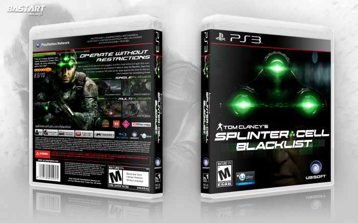 Tom Clancy's Splinter Cell: Blacklist box art cover