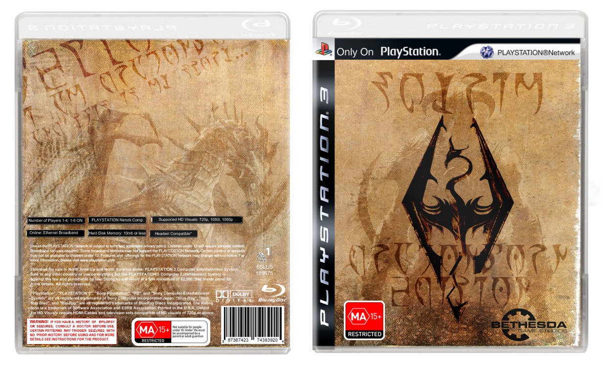 The Elder Scrolls V: Dragonborn Edition box cover
