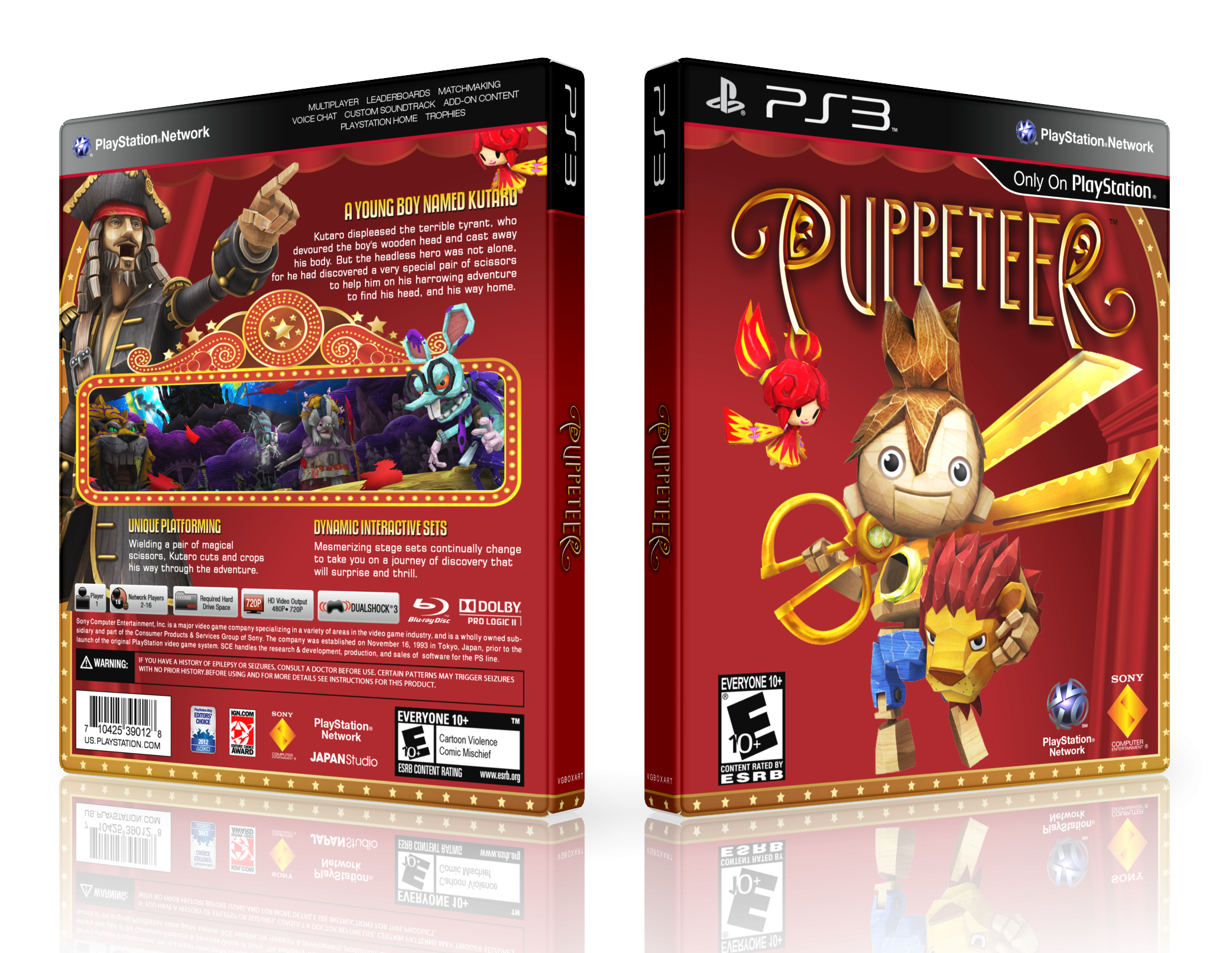 Puppeteer box cover